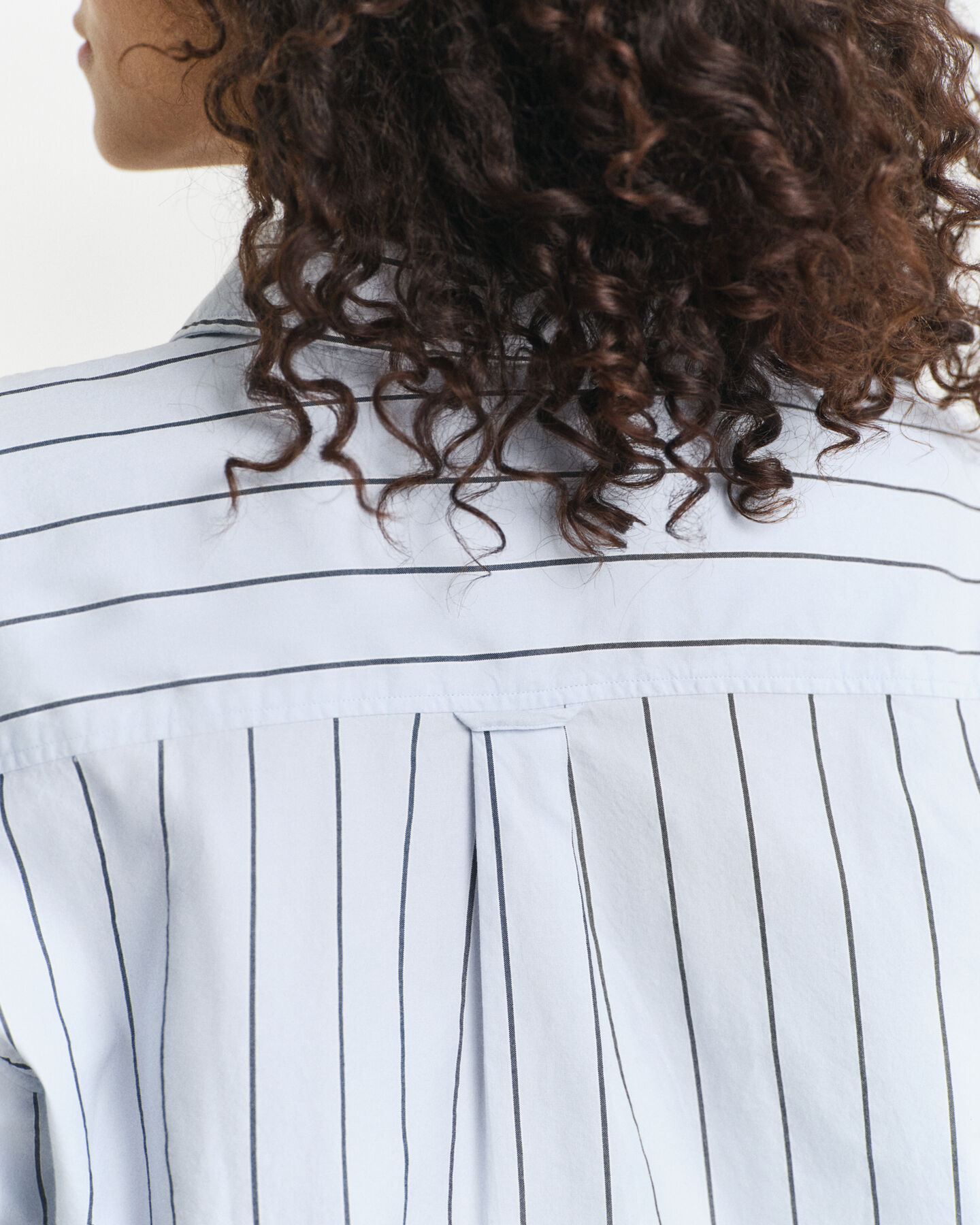 Chemise coupe décontractée en coton Oxford Luxury à rayures