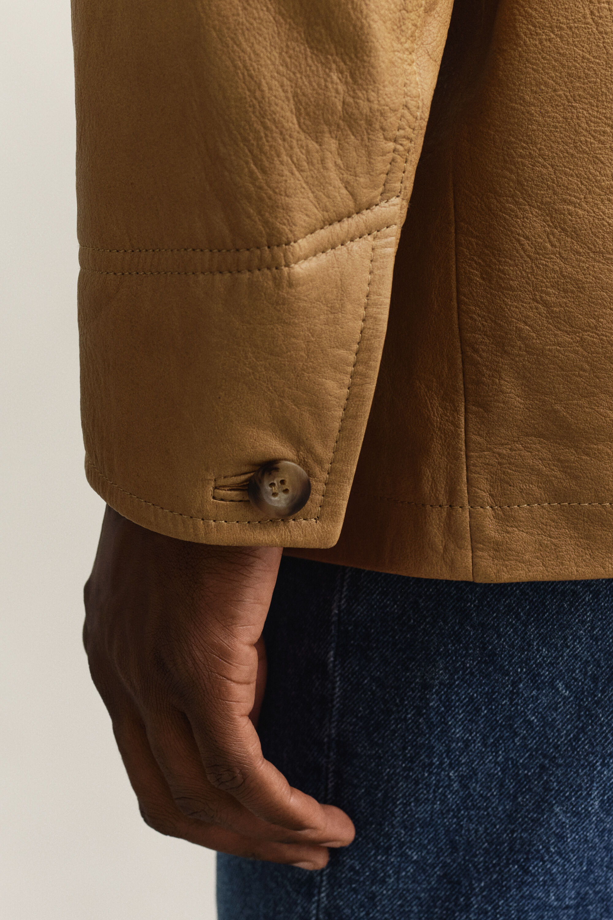 Veste Decker en cuir