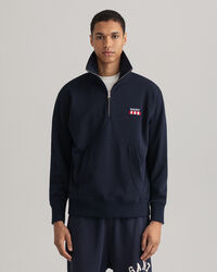 Pull à demi-zip Retro Flag