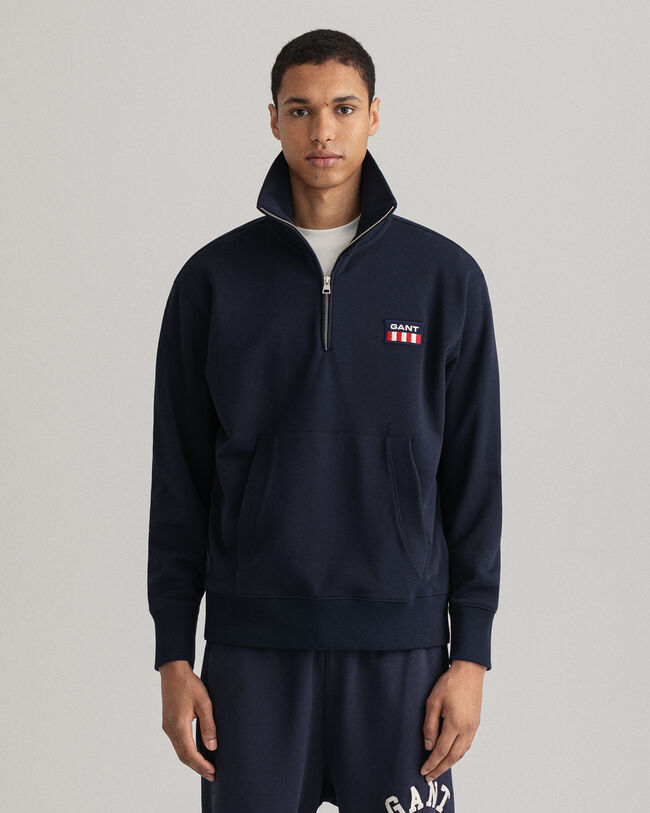 Pull à demi-zip Retro Flag