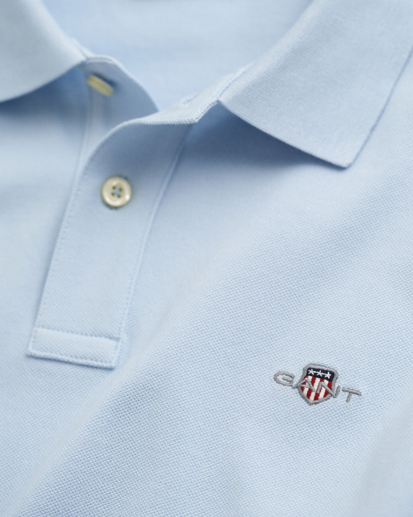 Polo coupe regular en coton piqué Shield