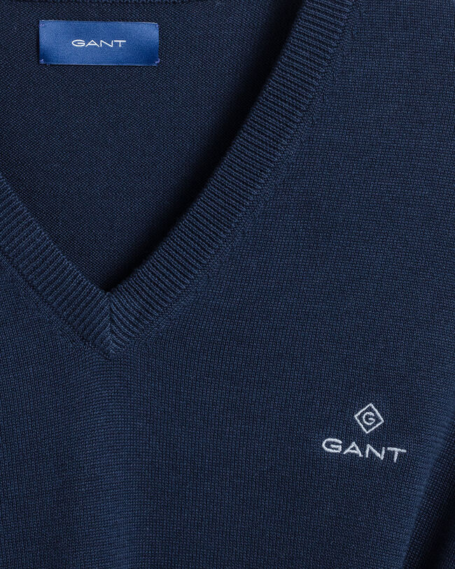 Pull col V en coton Classic