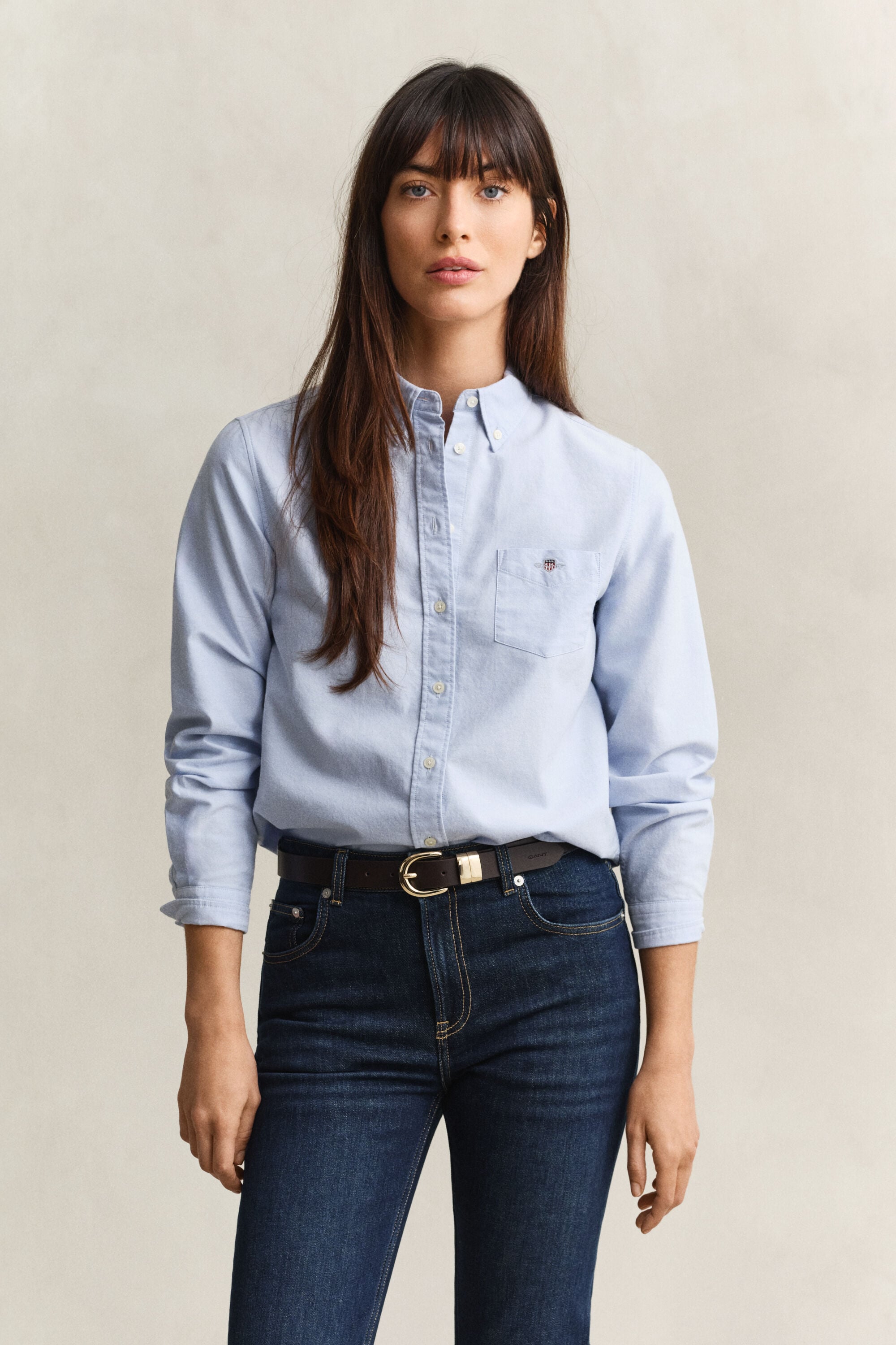 Chemise en coton Oxford classique