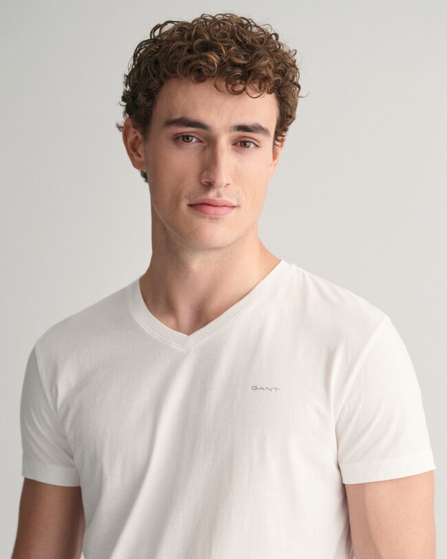 Lot de 2&nbsp;t-shirts col V