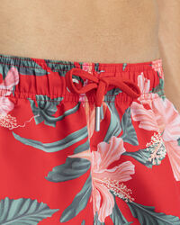 Short de bain classic fit &agrave; imprim&eacute; tropical