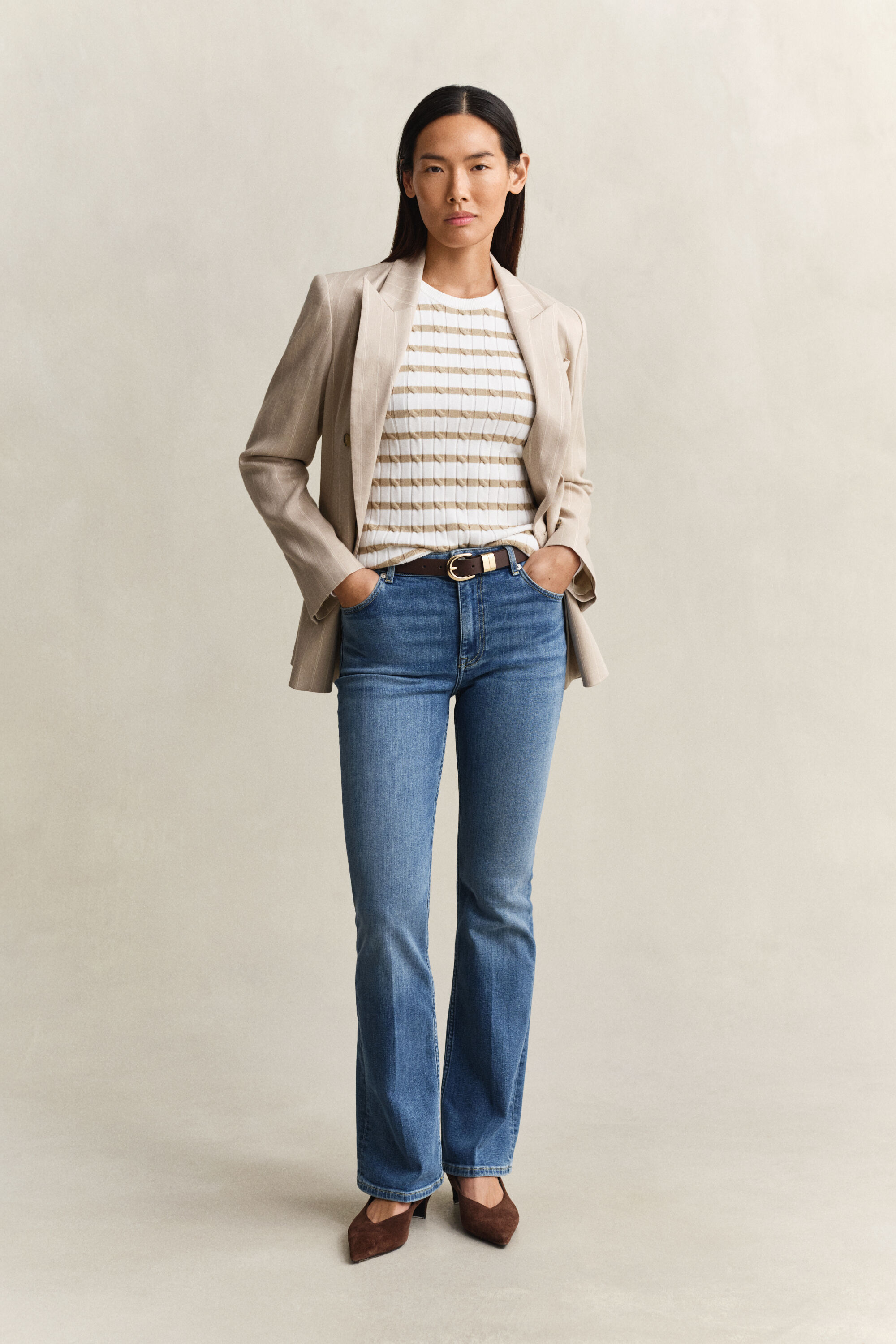 Jean stretch évasé