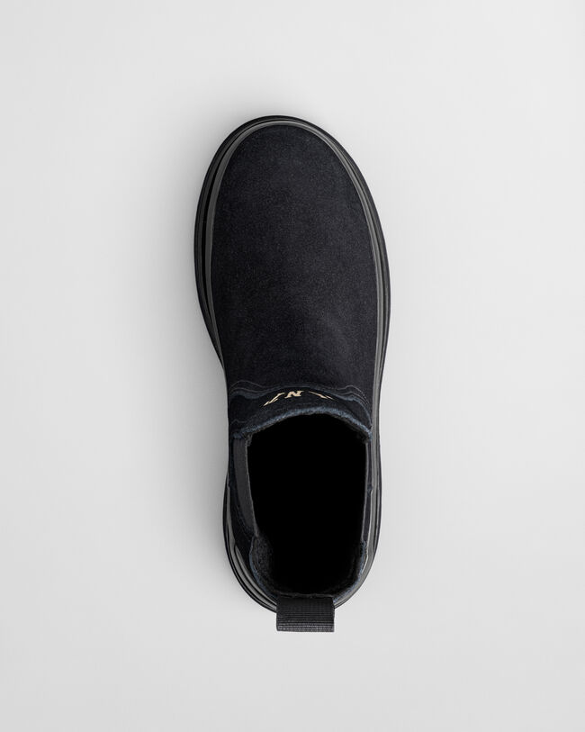 Bottines Chelsea en daim à semelle épaisse Wintly