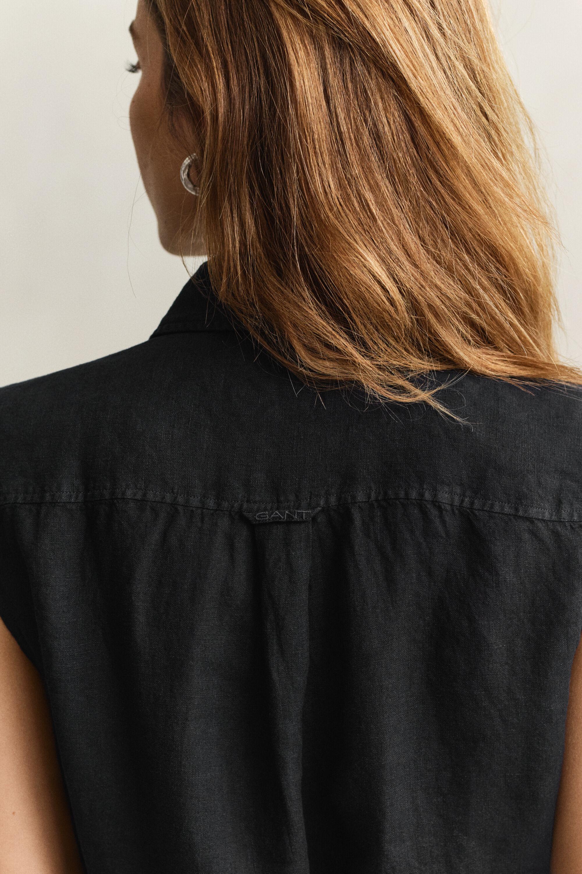 Robe sans manches en lin