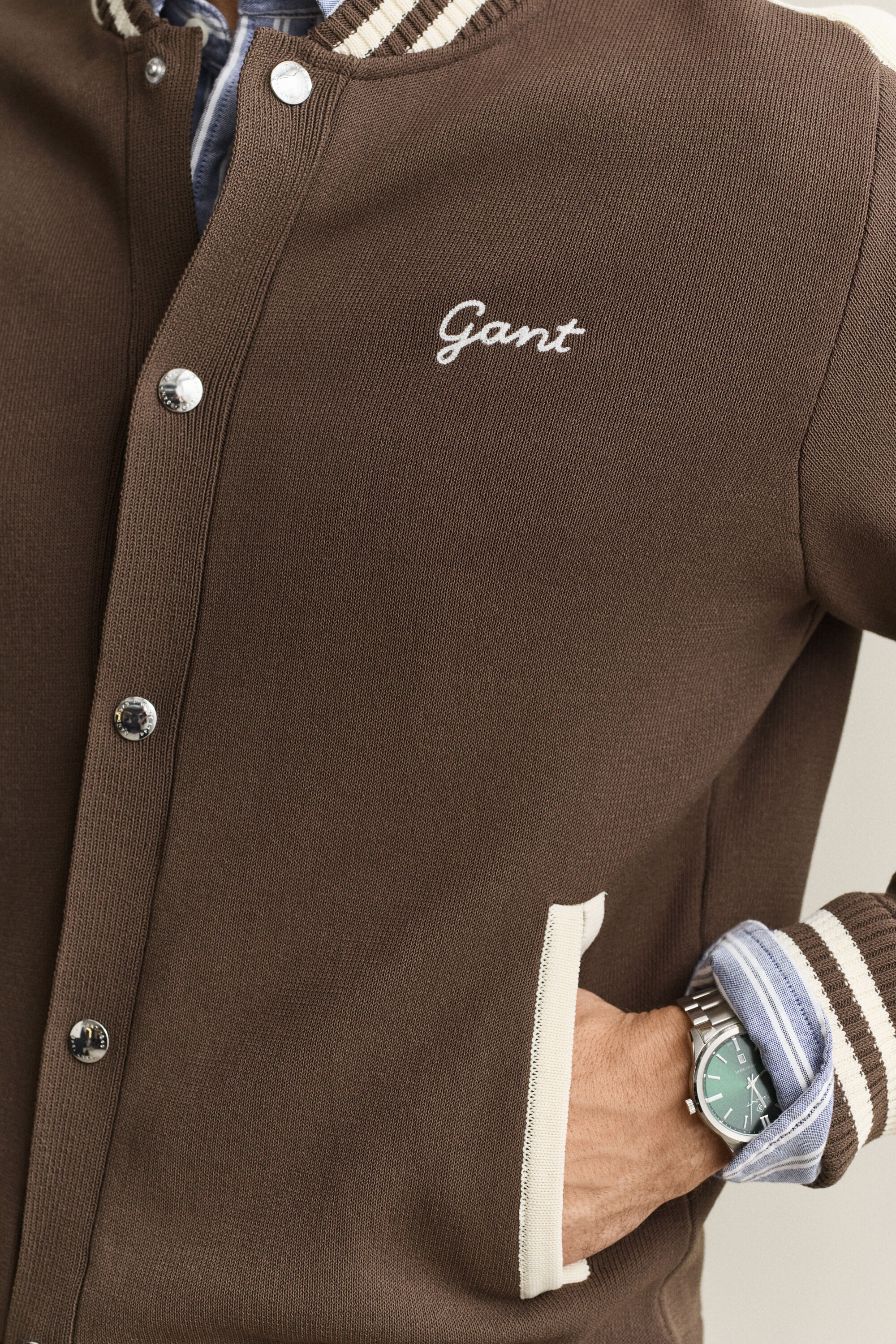 Blouson aviateur en maille