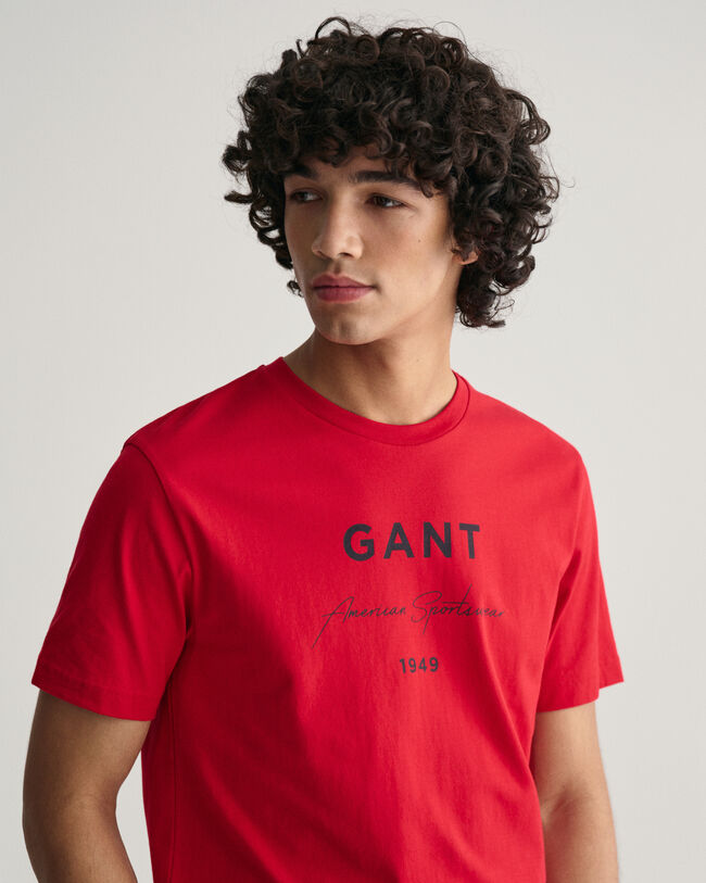 T-shirt imprimé GANT Script Graphic