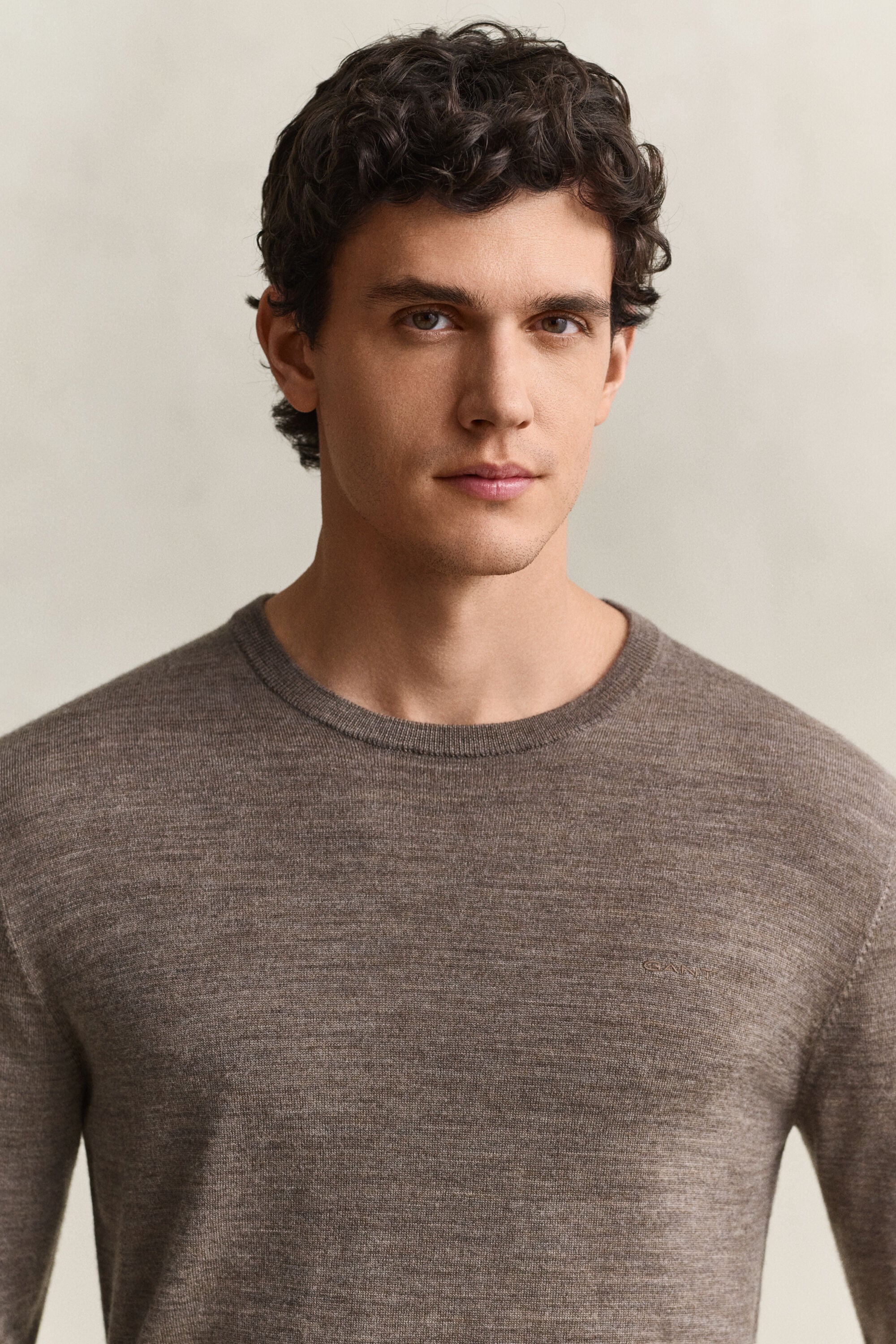 Pull col rond en laine mérinos