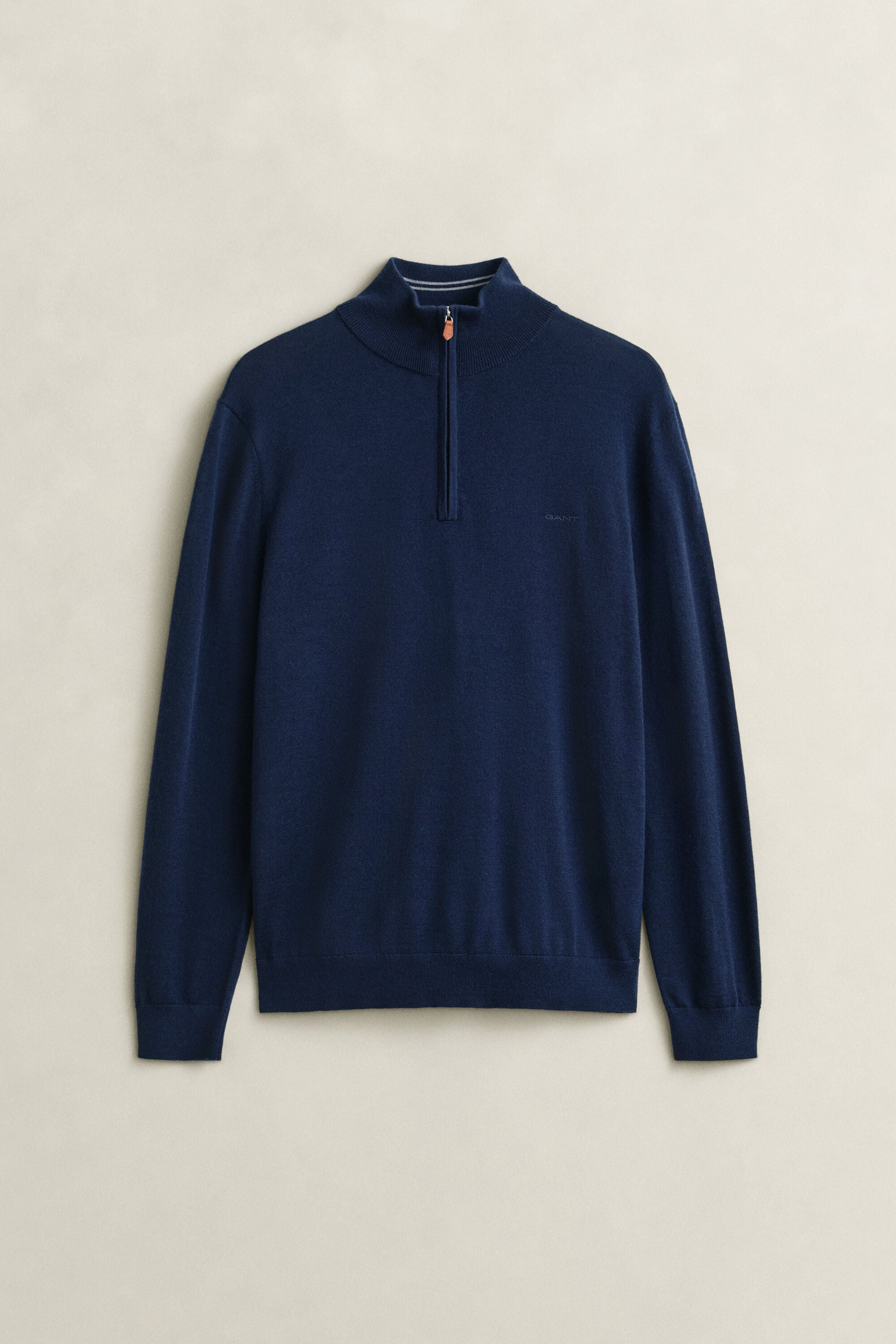 Pull à demi-zip en laine mérinos