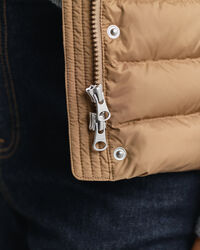 Doudoune sans manches légère en duvet