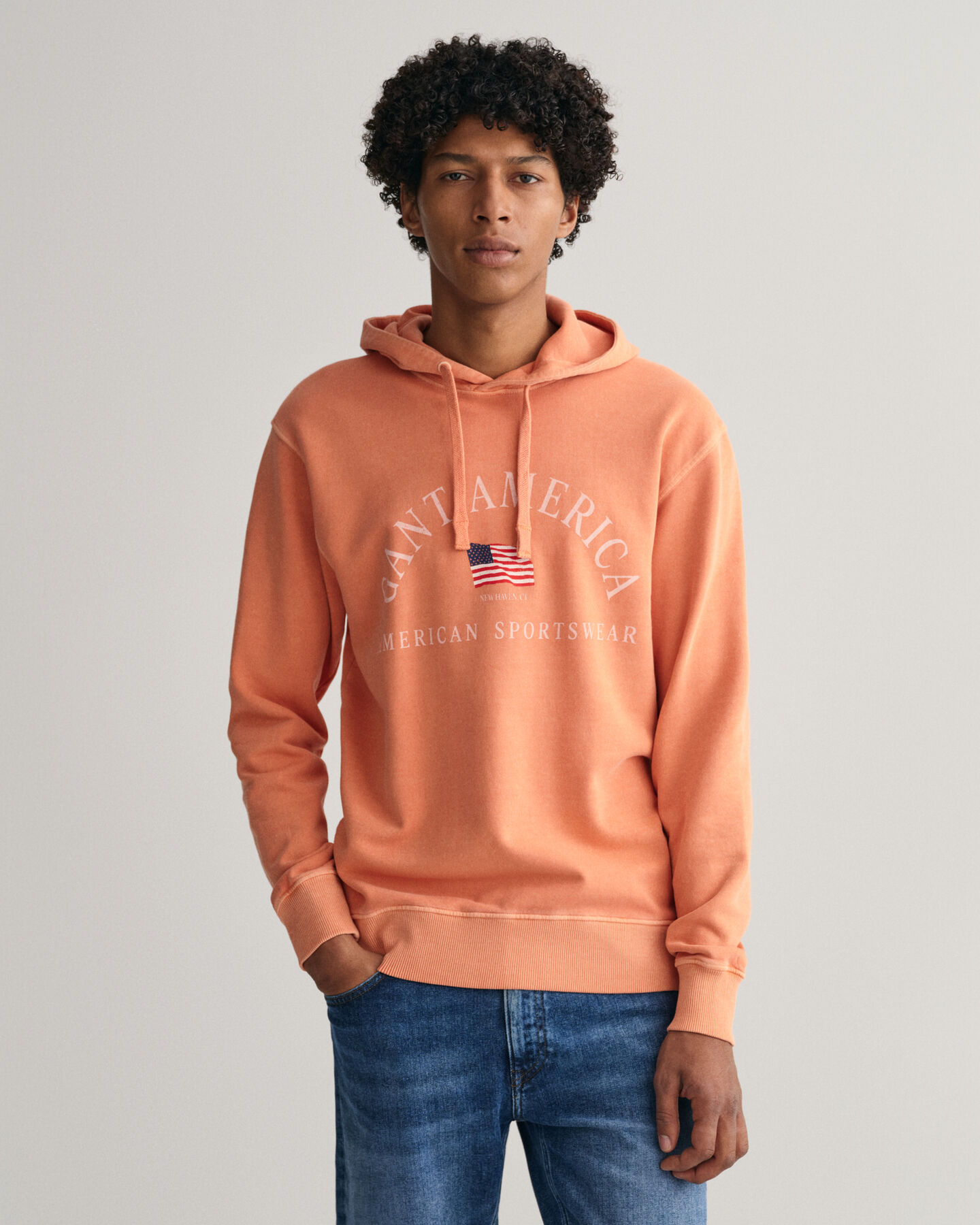 Sweat &agrave; capuche Sunfaded GANT USA