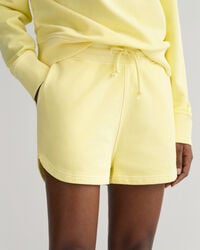 Short relaxed fit Sunfaded