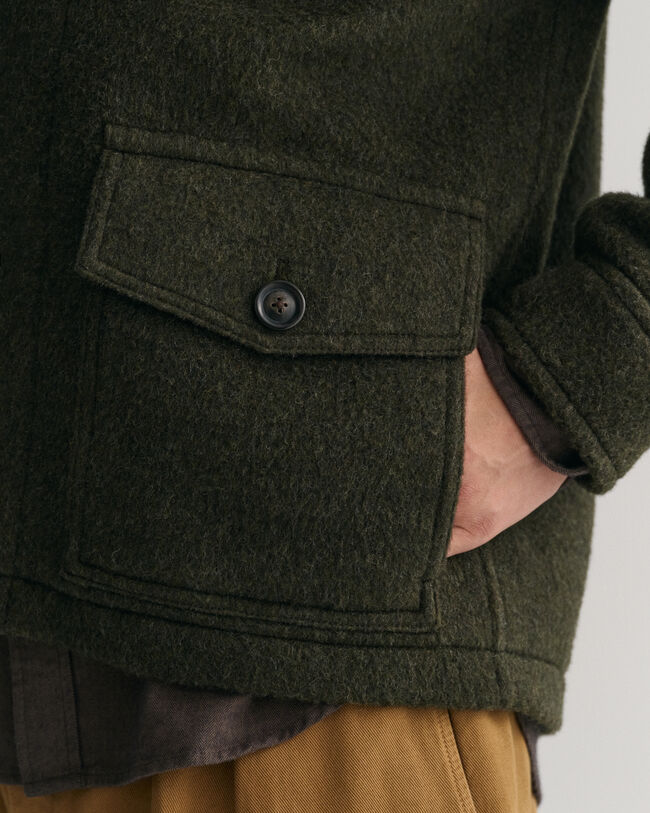 Veste courte en laine