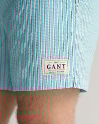 Short de bain classic fit en seersucker
