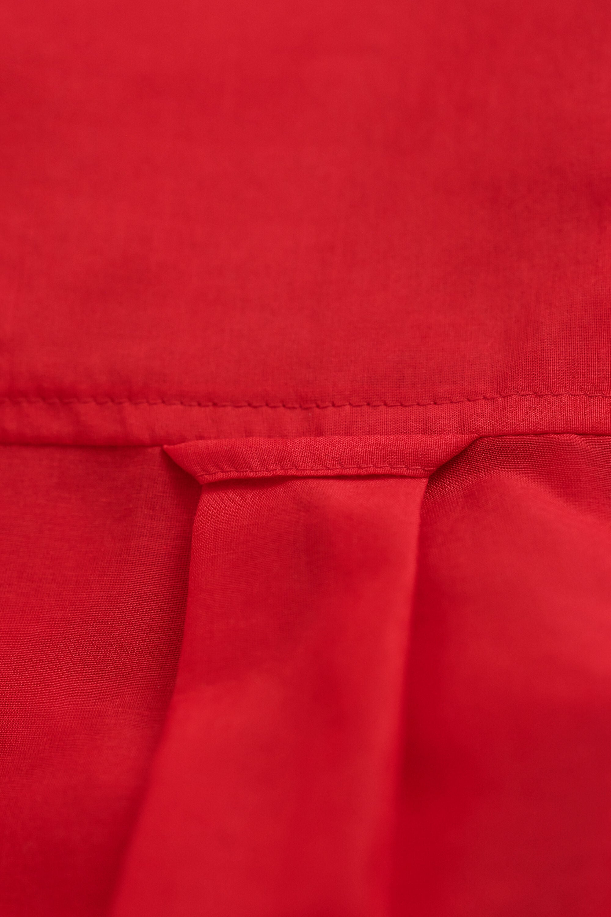 Chemise en coton et soie avec nœud lavallière