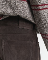 Jean coupe droite en daim