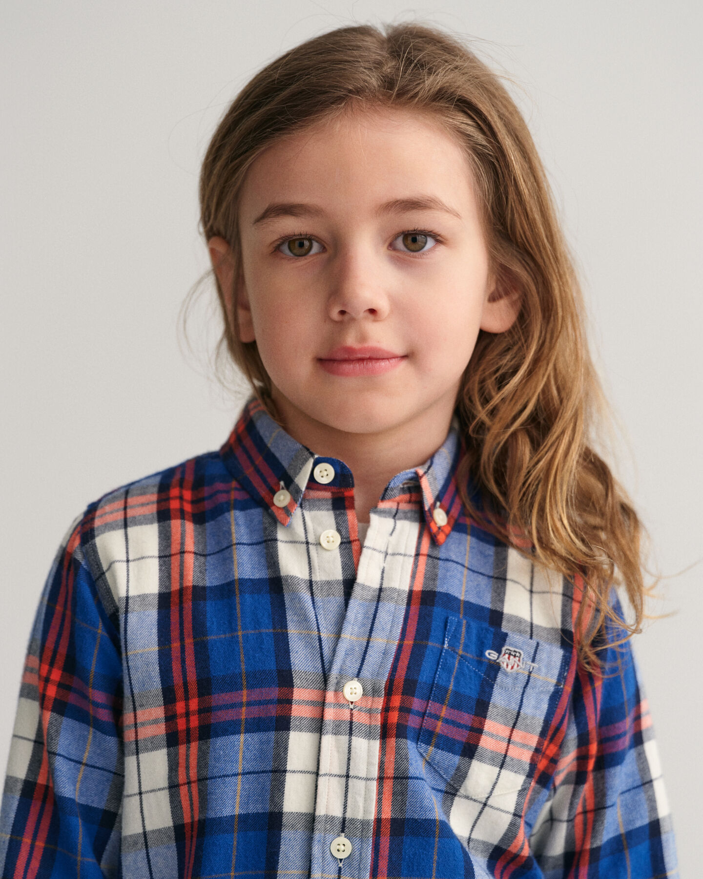 Chemise regular fit en flanelle à carreaux Kids