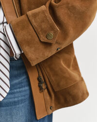 Veste cavalière en daim