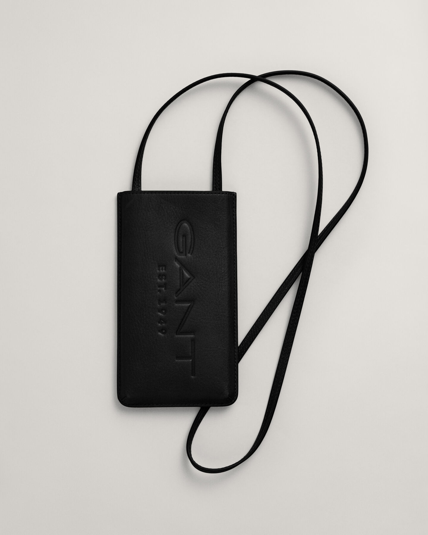 Pochette tour de cou en cuir