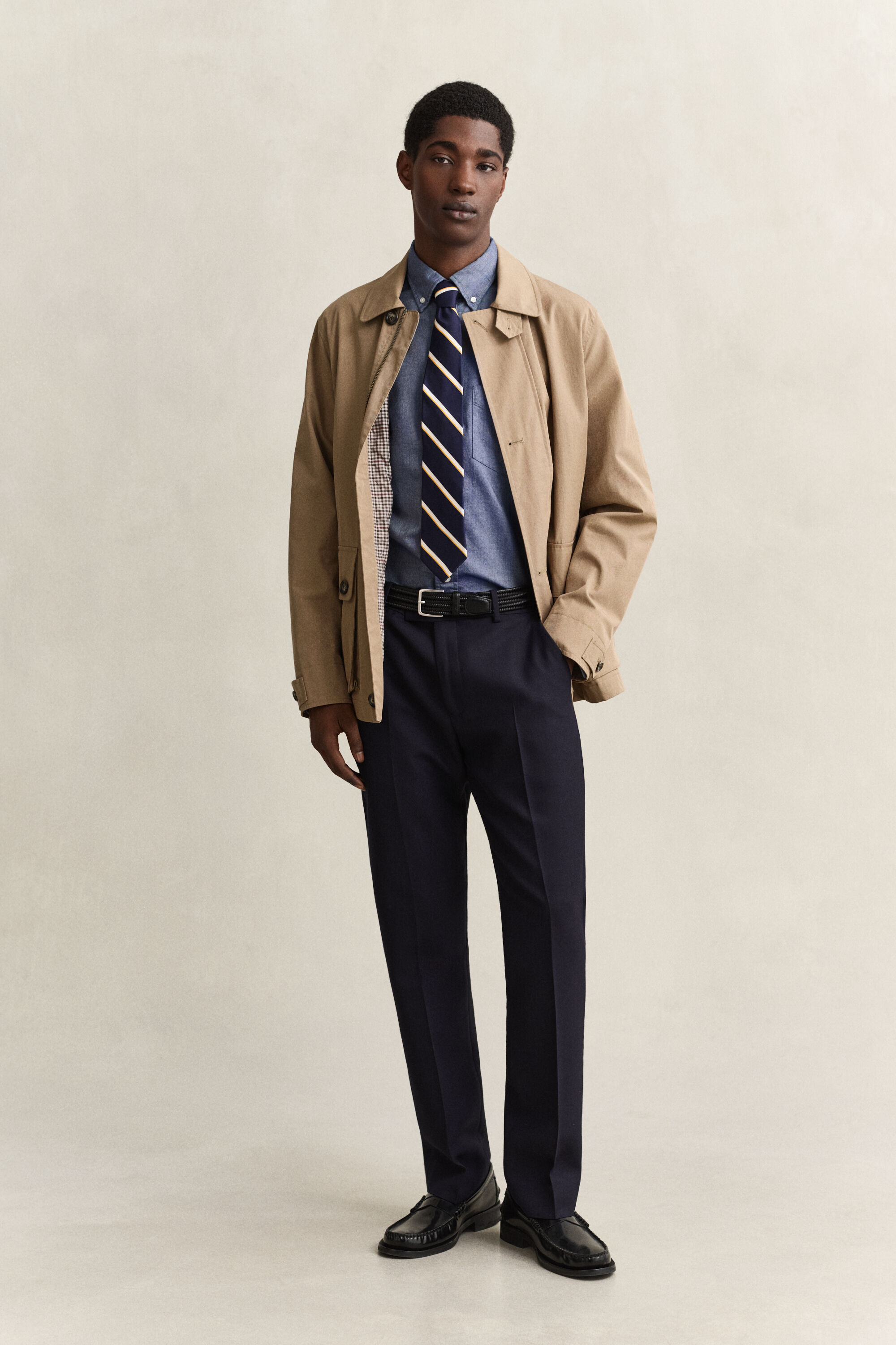 Chemise coupe regular en coton Oxford classique