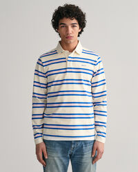 Polo Rugger &agrave; rayures multicolores