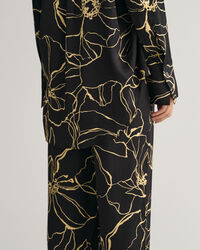 Pantalon &agrave; motif Line Drawing Pull-On