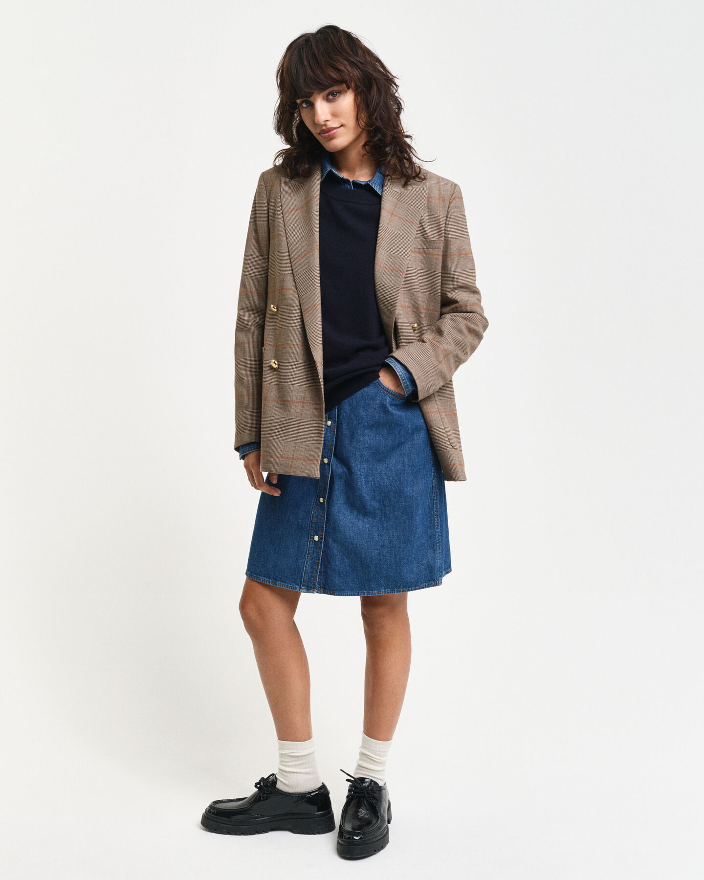 Pull ras du cou en laine d'agneau ultrafine