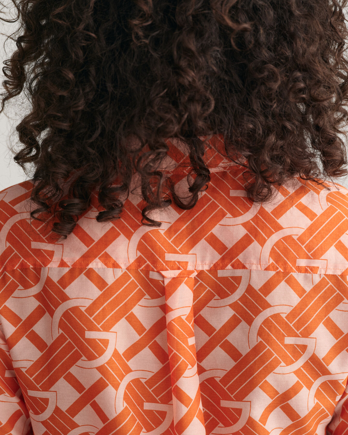 Chemise regular fit en coton et soie G Patterned