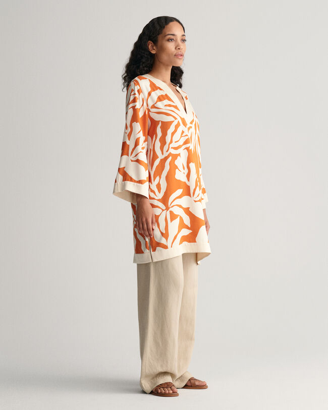 Caftan Palm Print