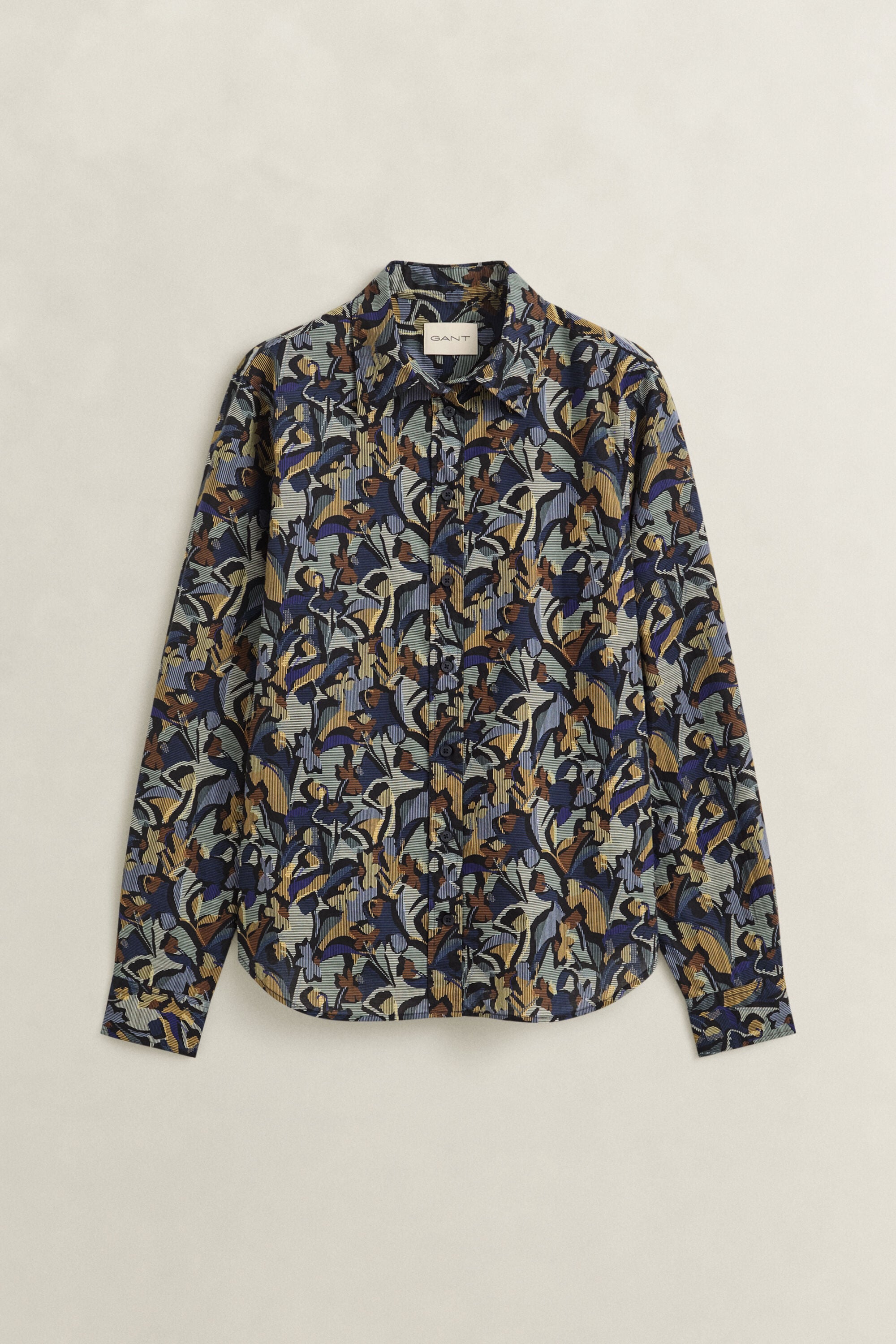 Chemise en voile de coton à motif imprimé