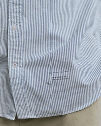 Chemise coupe décontractée US en coton Oxford à rayures Banker