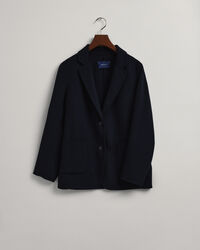 Veste blazer droite cousue main