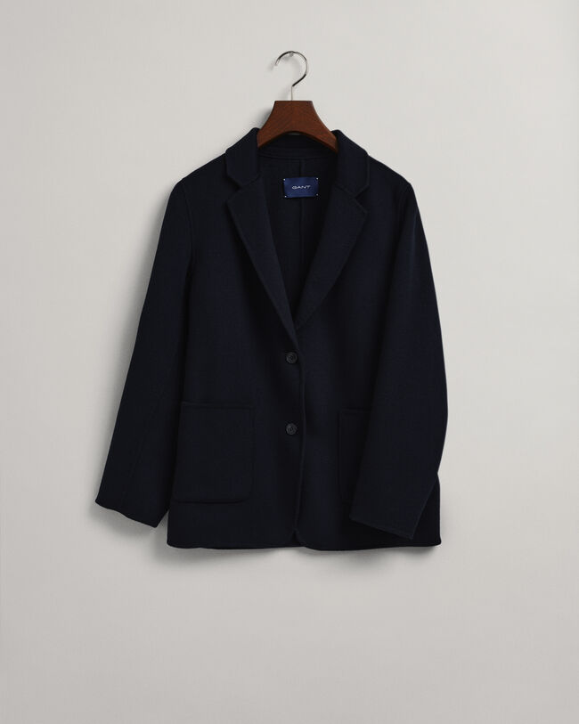 Veste blazer droite cousue main