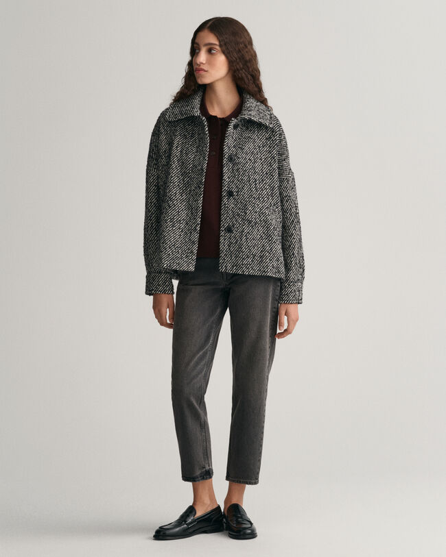 Jean court à jambes droites