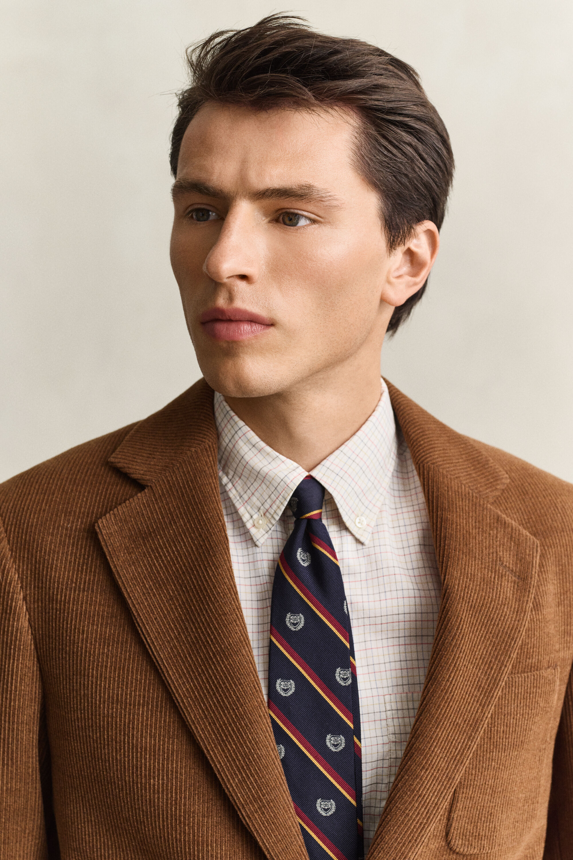 Veste blazer en velours côtelé de laine Gant x Yale