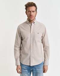 Chemise coupe regular en coton Oxford classique