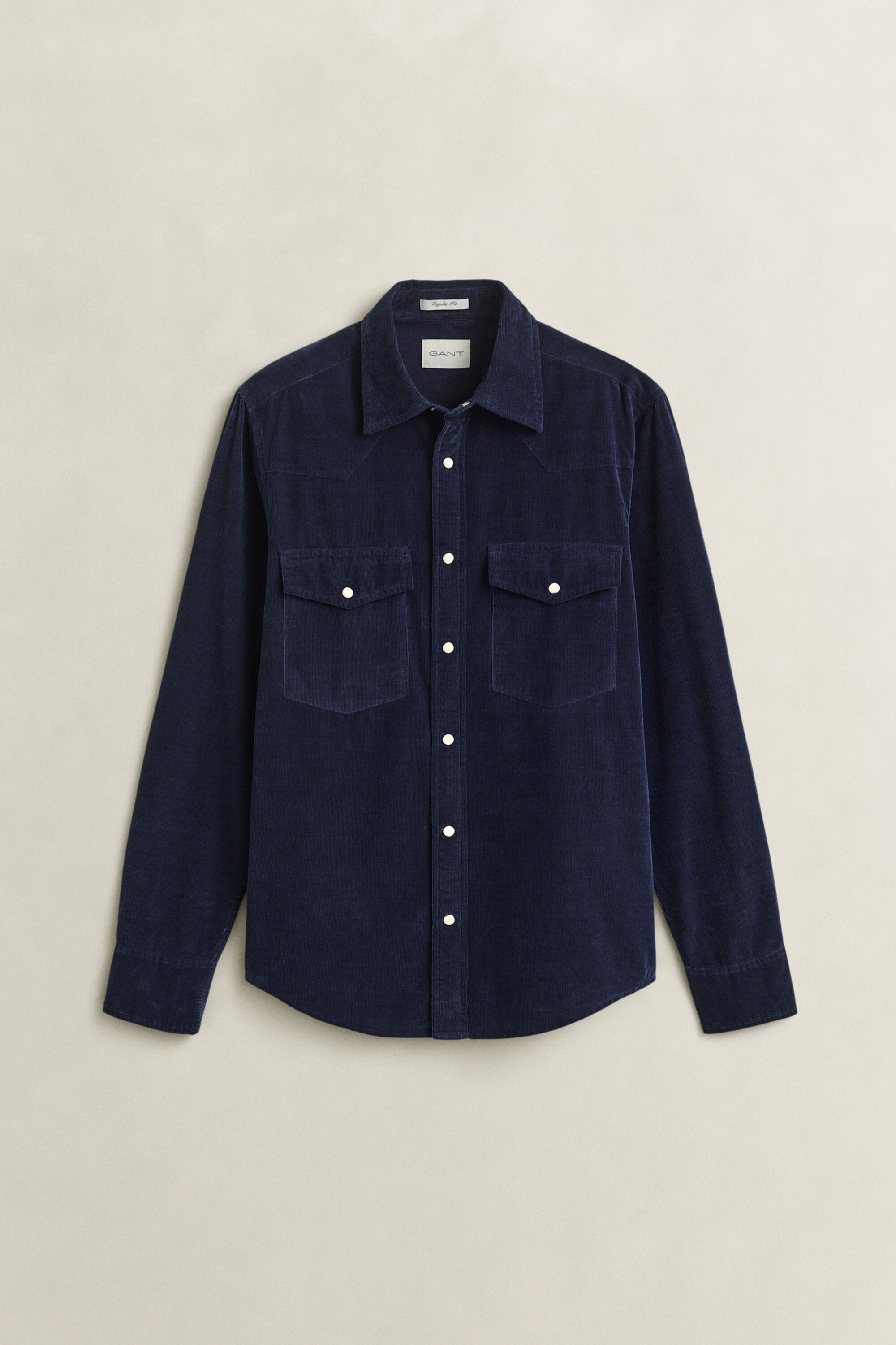 Chemise rodéo en velours côtelé