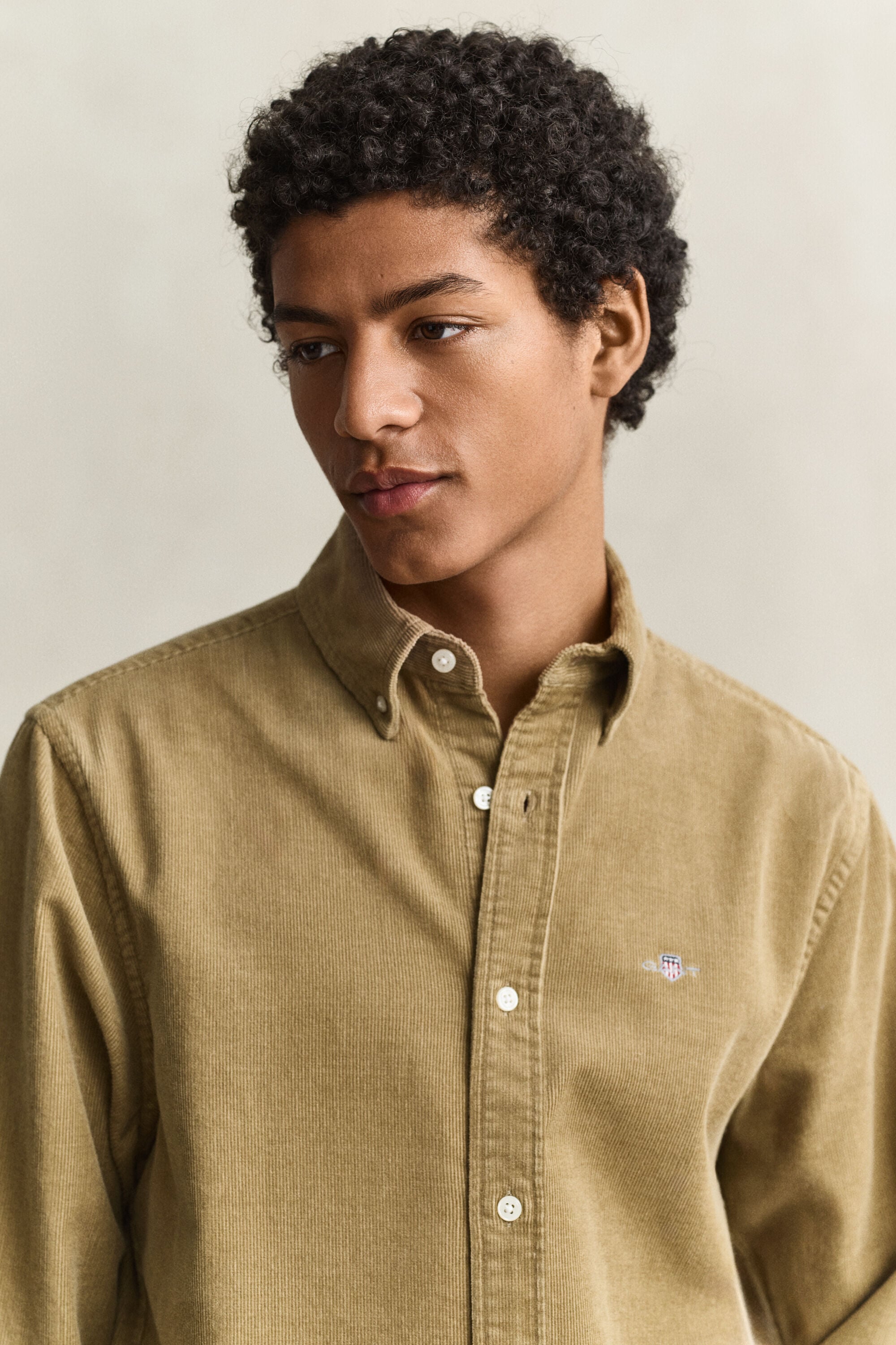Chemise en velours côtelé