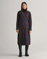 Robe portefeuille regular fit à rayures Rope