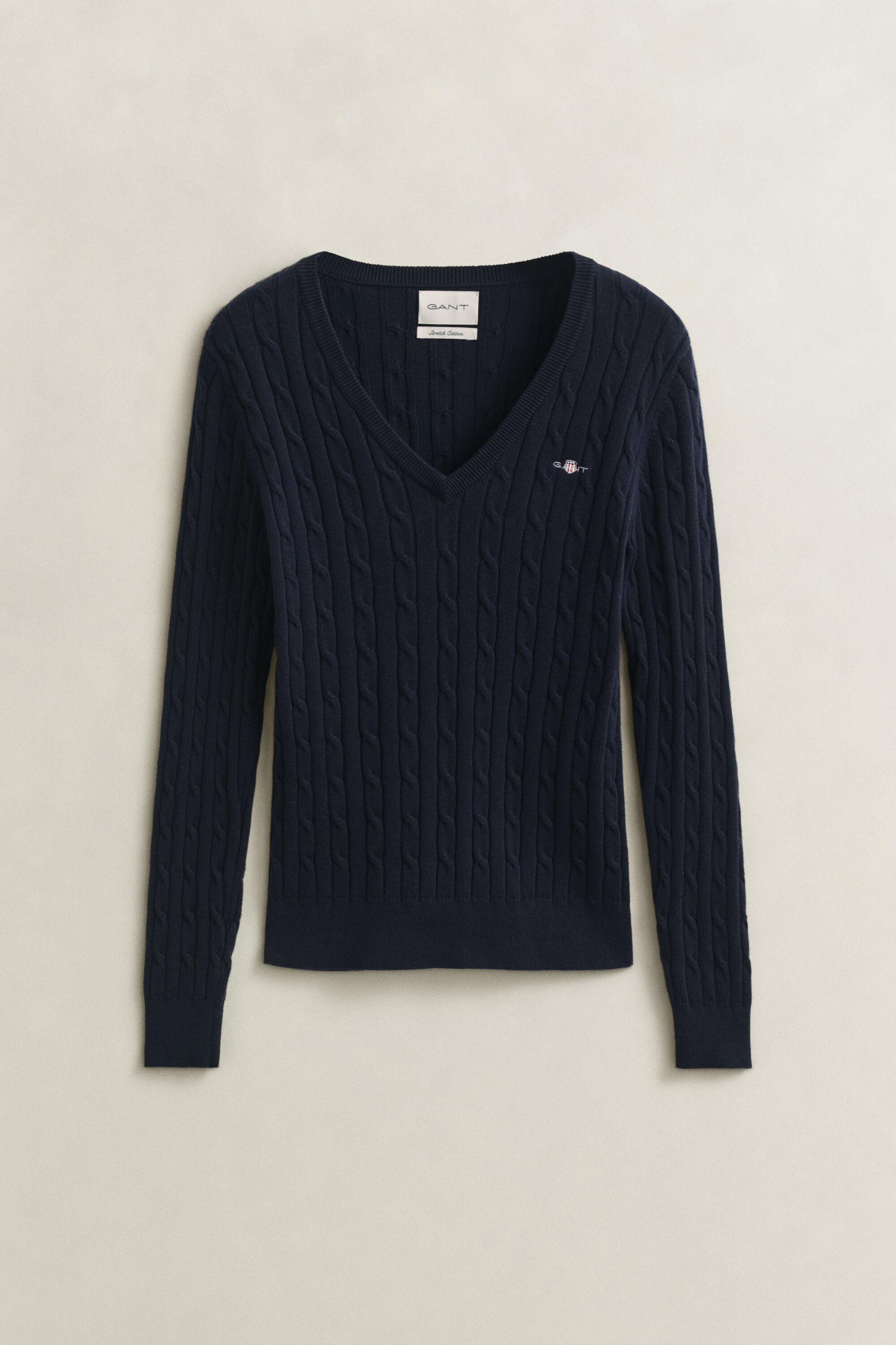 Pull en maille torsadée classique