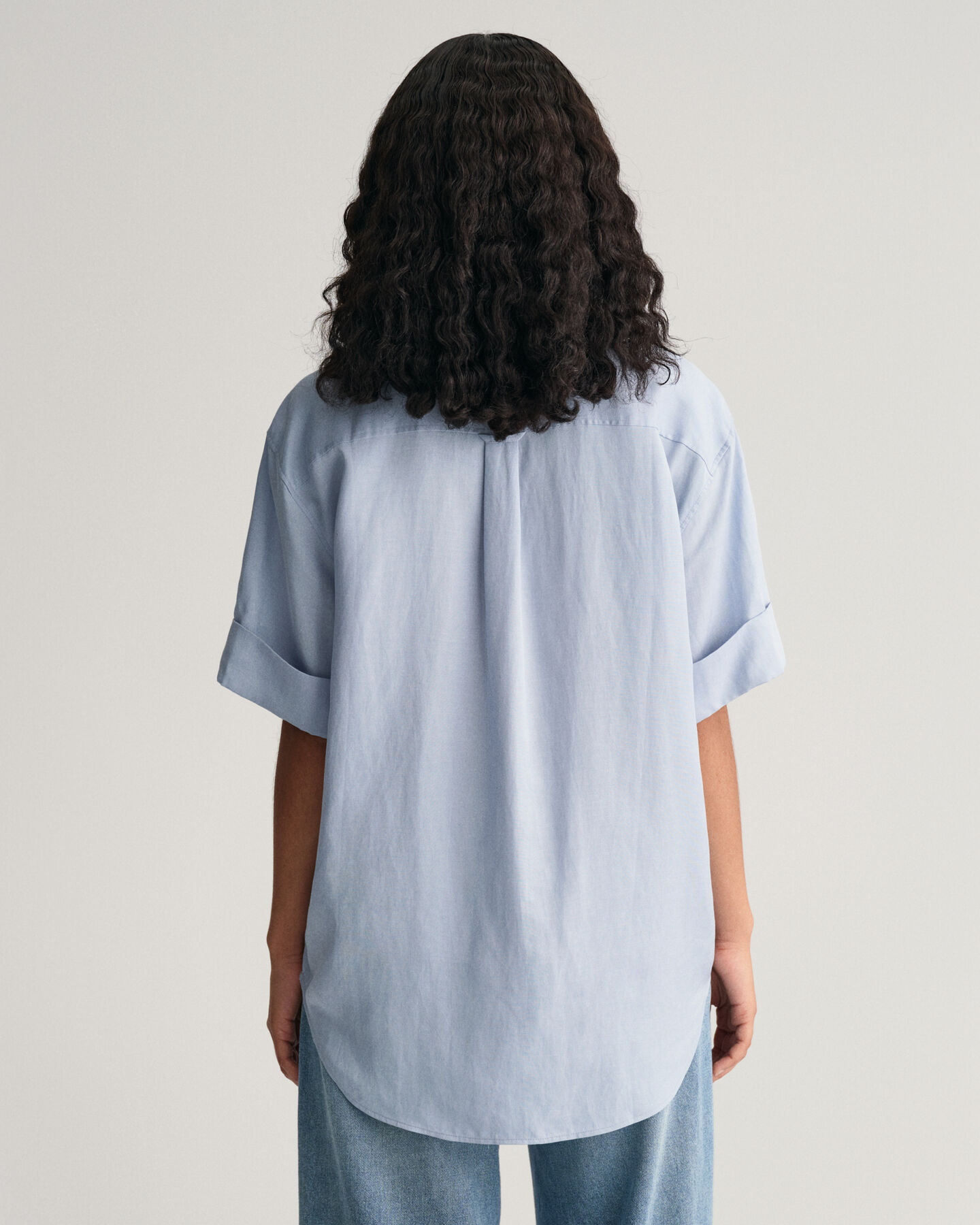 Chemise relaxed fit à manches courtes Pocket Detail