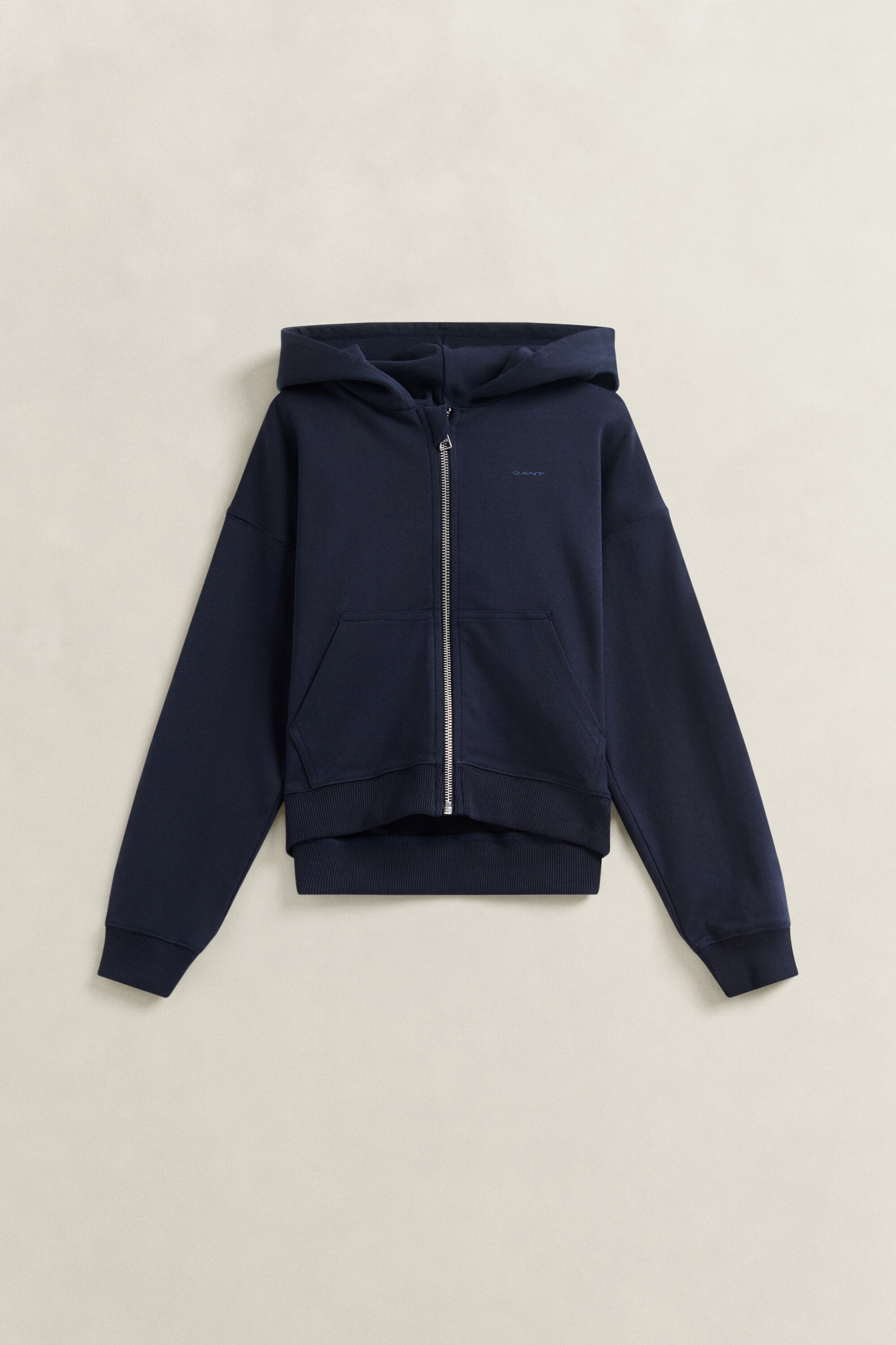 Sweat à capuche court zippé Ado Fille