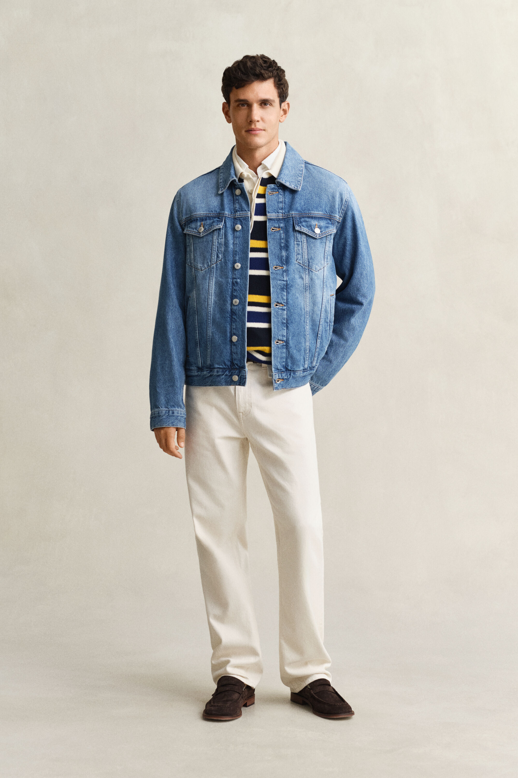 Veste trucker en denim