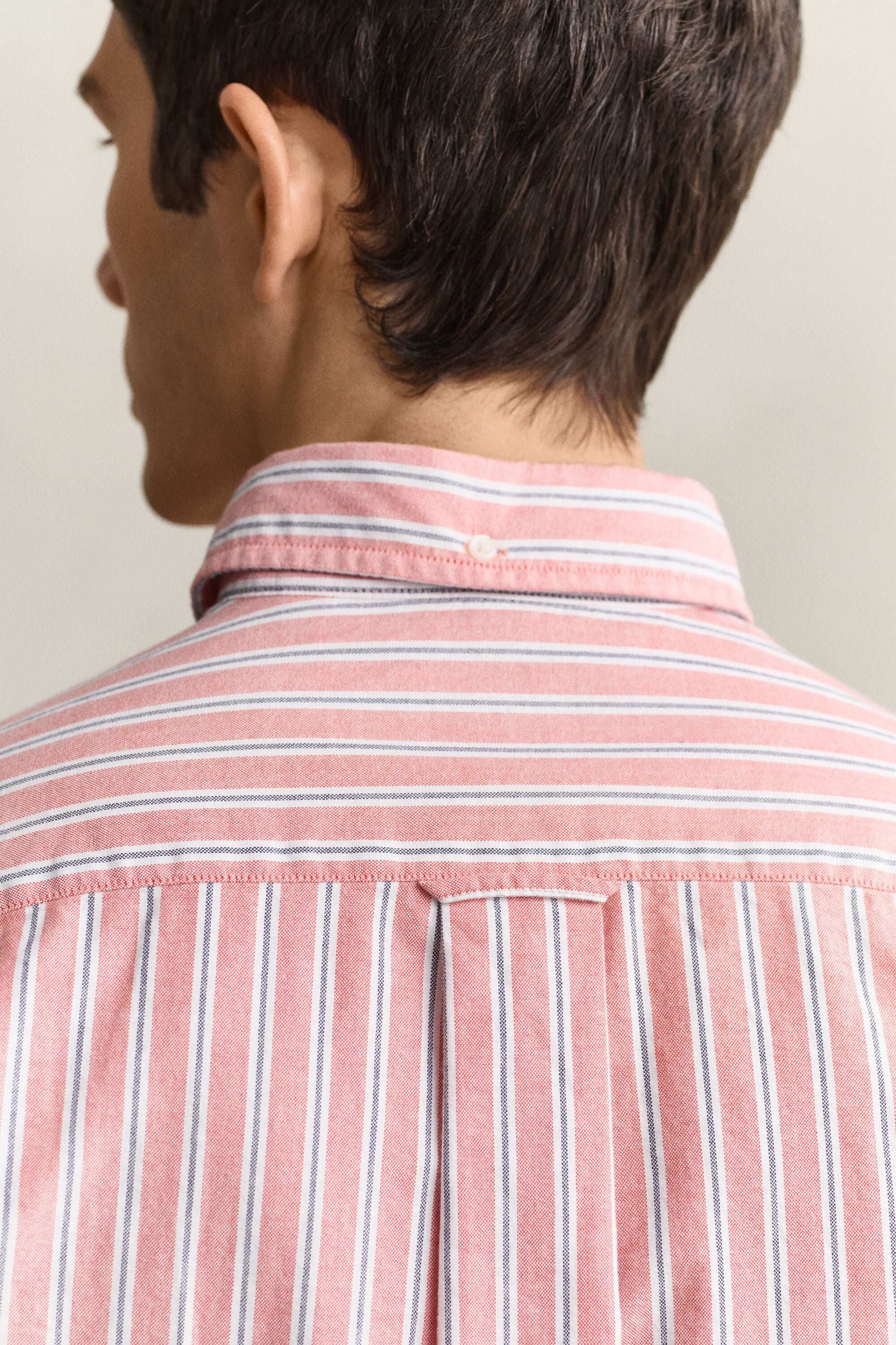 Chemise en coton Oxford classique à rayures