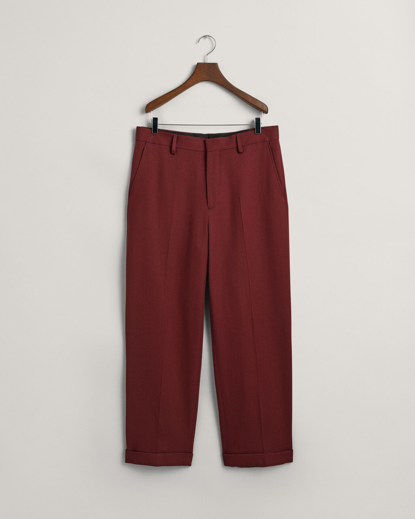 Pantalon de costume en sergé de laine