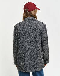 Veste blazer relaxed fit à chevrons