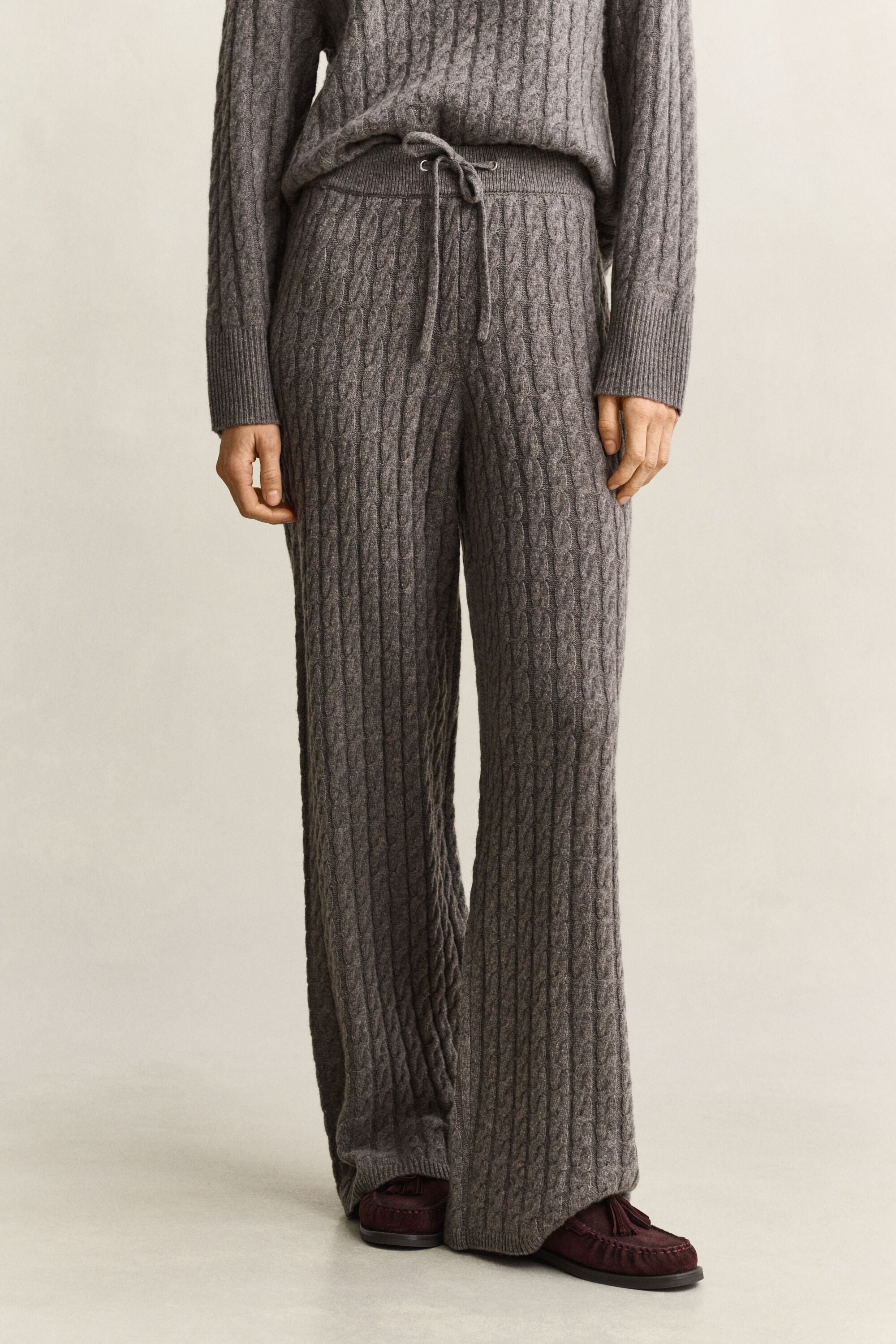 Pantalon en laine et cachemire